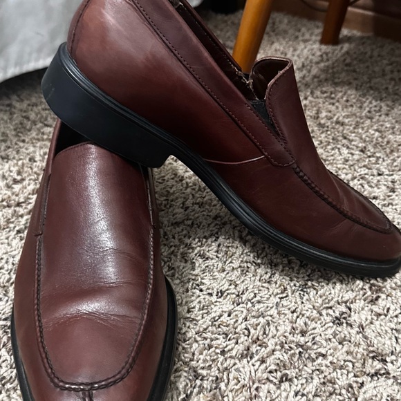 Neil M Rochester Leather Slip On Cognac Shoe 9.5 - Picture 6 of 9